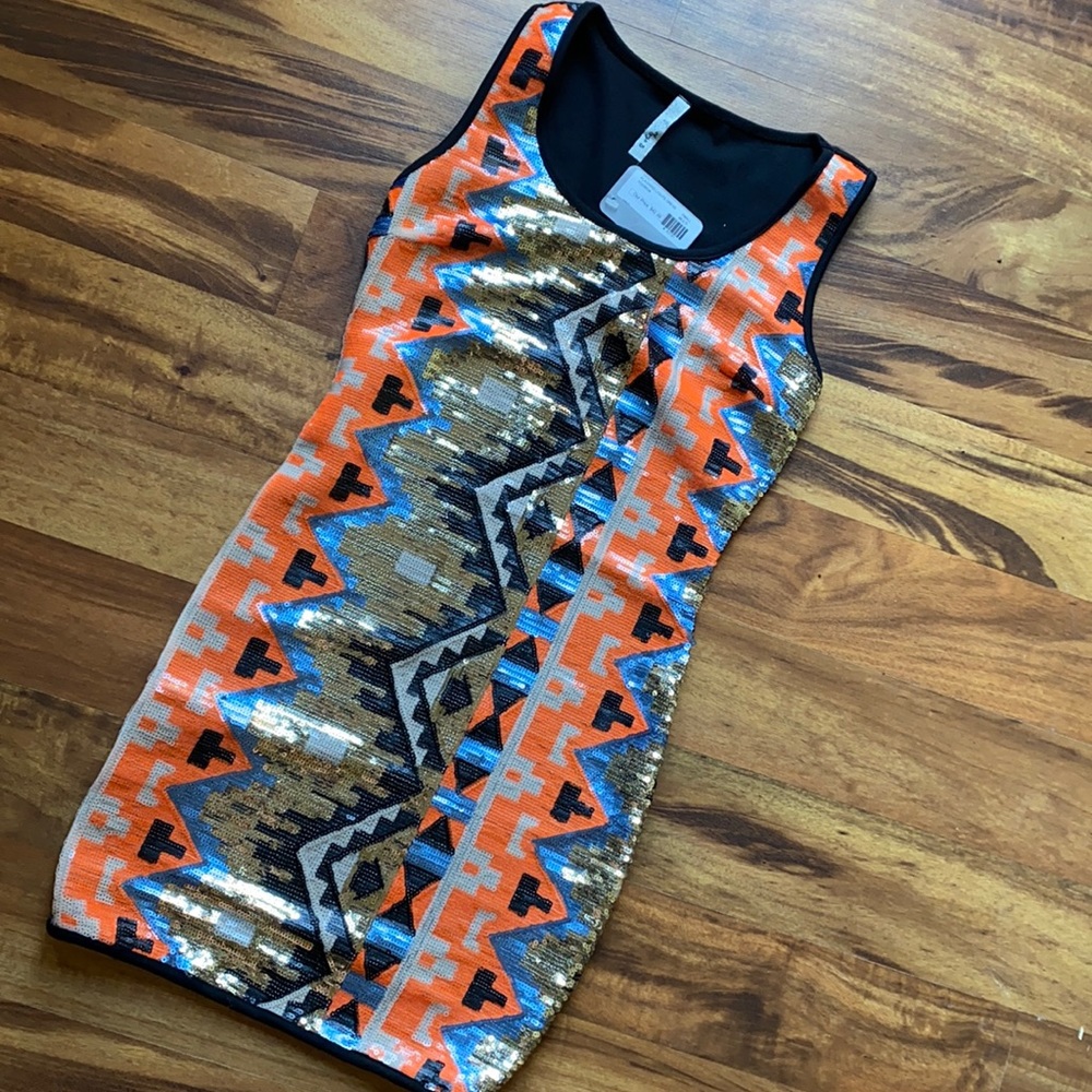 Sequin mini dress